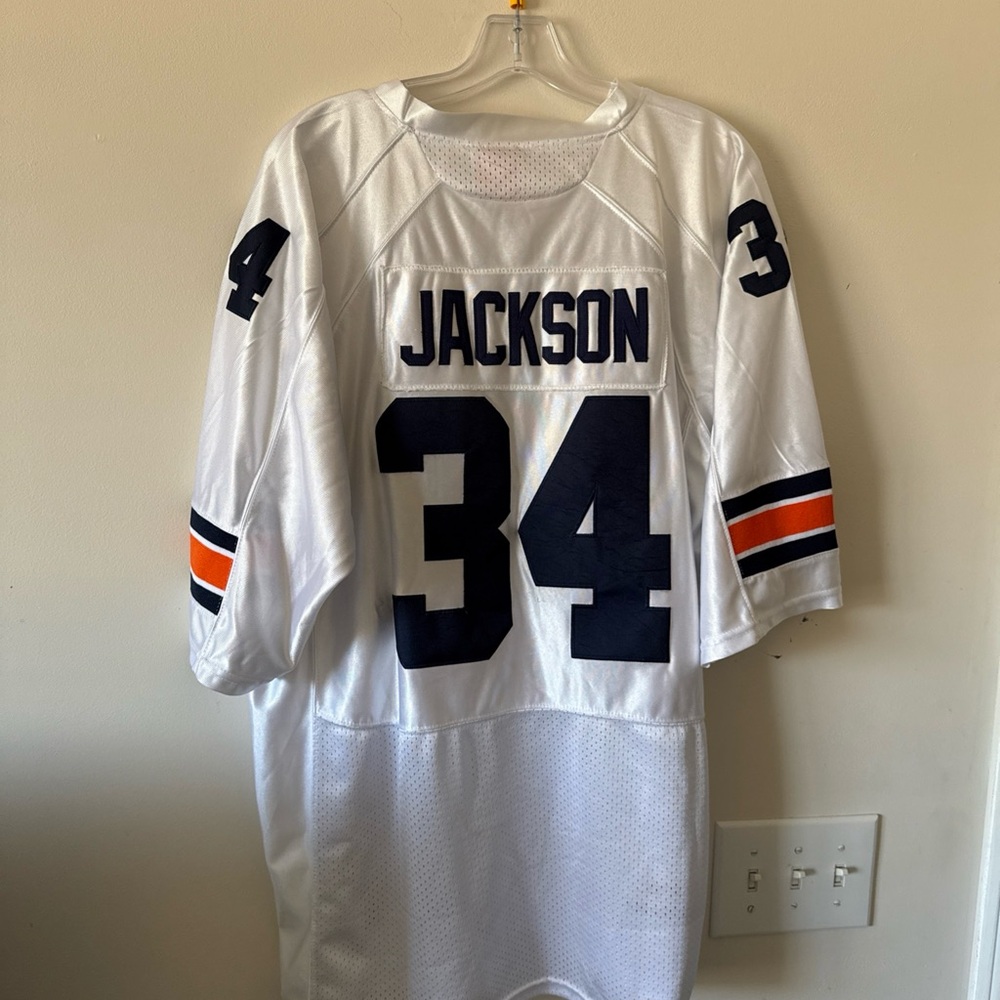 Men’s Under Armour Bo Jackson #34 Auburn Tigers NCAA Jersey Sz 50 - White - Picture 7 of 7